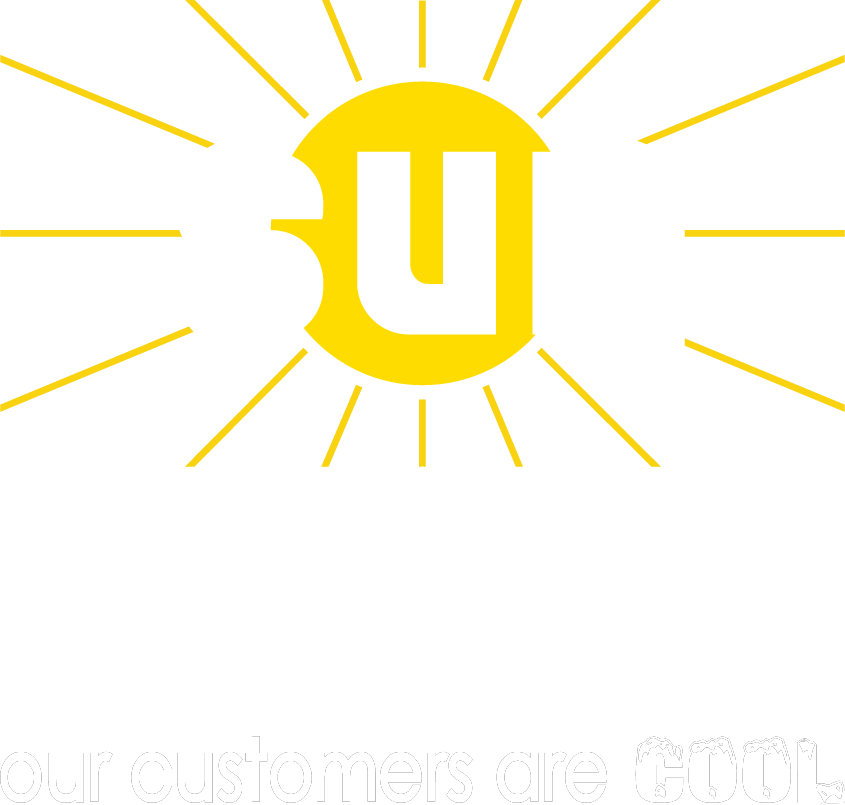 Sun Air Conditioning & Heating Logo White